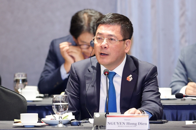 Bộ trưởng Bộ Công Thương Nguyễn Hồng Diên nhấn mạnh, Việt Nam đang có nhu cầu lớn về năng lượng và đang thu hút đầu tư vào lĩnh vực này. Ảnh: VGP