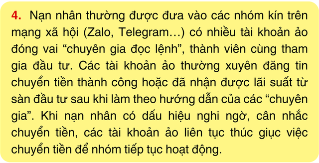 Bộ Công an cảnh báo chiêu lừa đảo chuyên nhắm vào ai thích đầu tư: Cài đặt lại ngay các loại mật khẩu!- Ảnh 5.