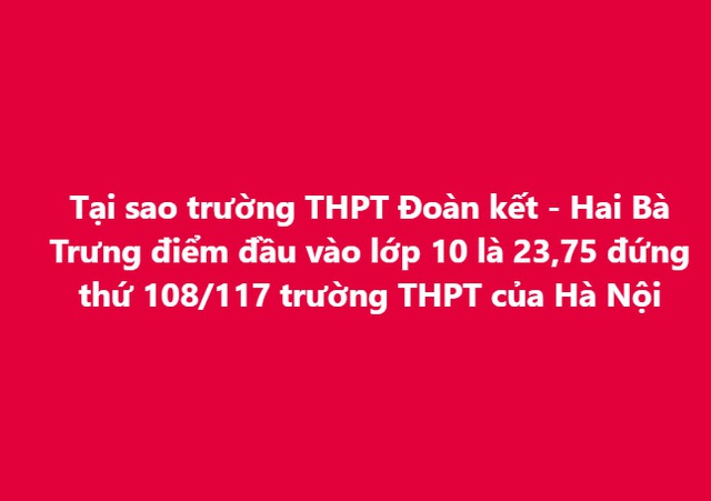 Trường cấp 3 top ở Hà Nội lấy điểm chuẩn như trường làng: Hiệu trưởng nói đó là món quà- Ảnh 1.