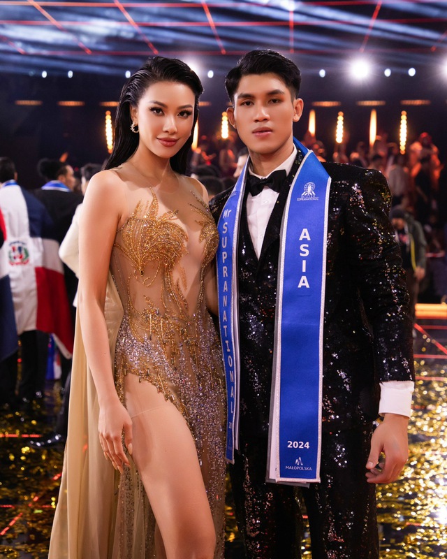 Mister Suprannational Asia 2024 - Đỗ Quang Tuyển cùng á hậu 2 Miss Supranational 2022 Kim Duyên