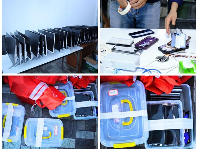 Lực lượng công an hai nước Việt - Lào phối hợp triệt phá tổ chức tội phạm lừa đảo quốc tế, bắt giữ 155 đối tượng tại Đặc khu Tam Giác Vàng
- Ảnh 6. Lực lượng công an hai nước Việt - Lào phối hợp triệt phá tổ chức tội phạm lừa đảo quốc tế, bắt giữ 155 đối tượng tại Đặc khu Tam Giác Vàng
- Ảnh 6.