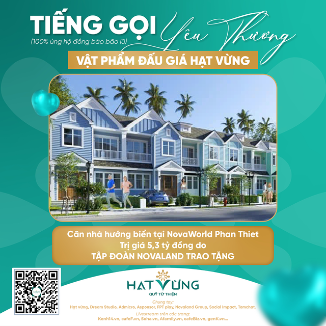 Một DN Việt trao tặng căn nhà hơn 5 tỷ đồng để đấu giá gây quỹ ủng hộ đồng bào bị thiệt hại do bão lũ - Ảnh 1.