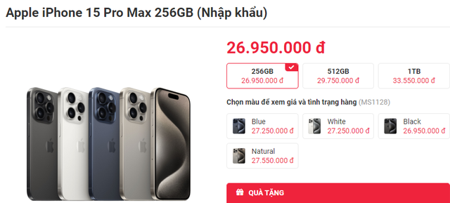 Mẫu iPhone được khách Việt tìm mua nhiều nhất đầu tháng 9, giá đang giảm mạnh, rẻ hơn tới 6 triệu đồng - Ảnh 1.