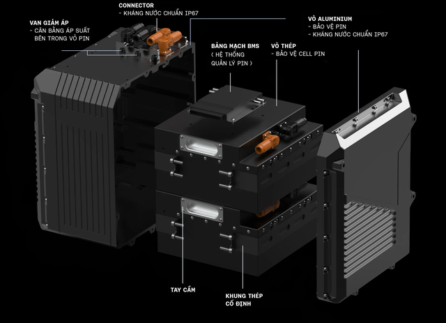 Một mẫu xe máy điện 'made in Vietnam' vừa ra mắt, có gì đặc biệt mà giá bán hơn 200 triệu đồng? - Ảnh 5.