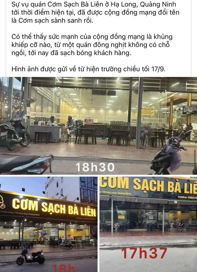 Thực hư thông tin quán cơm sạch bà Liên vắng tanh sau "phốt chặt chém", nhân viên nhàn rỗi đứng chơi - Ảnh 1.