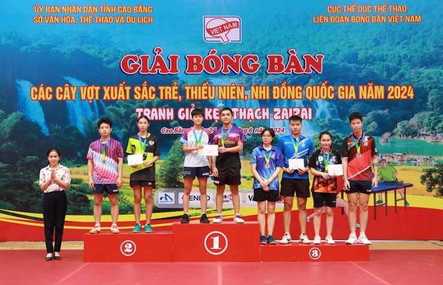 Bóng bàn CAND - T&T về nhất toàn đoàn với 14 HCV giải trẻ quốc gia - Ảnh 1.