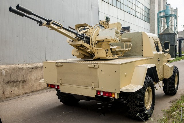 Xe bọc th&eacute;p SAMUM với ph&aacute;o 23 mm: ' S&aacute;t thủ ' m&aacute;y bay kh&ocirc;ng người l&aacute;i - Ảnh 7.