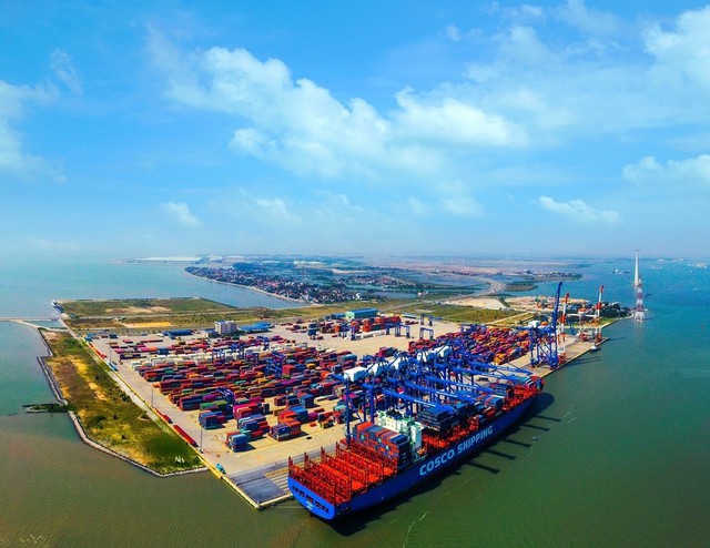 Tin vui từ đại công trường giữa biển khơi: Dự án 8.951 tỷ đồng của cảng nước sâu top 1 miền Bắc 'về đích' - Ảnh 3.
