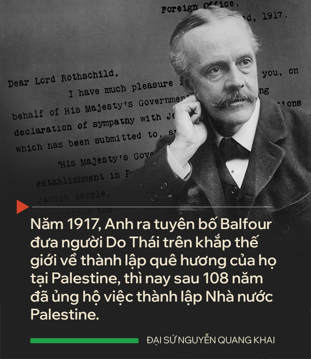 Quốc gia 108 năm trước ra tuyên bố ủng hộ Nhà nước Do Thái nay thay đổi: Tiếng vang ở UNGA- Ảnh 1. Quốc gia 108 năm trước ra tuyên bố ủng hộ Nhà nước Do Thái nay thay đổi: Tiếng vang ở UNGA- Ảnh 1.