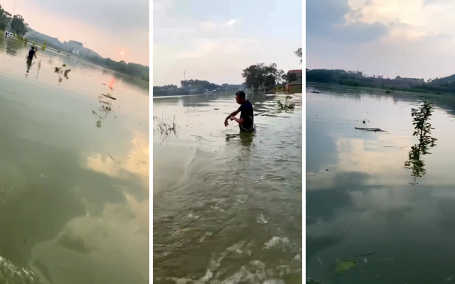 Tứ bề là nước, tài xế vẫn vô tư chở khách "qua sông": Là xe điện đi xa nhất Việt Nam, sản xuất ở TP.HCM- Ảnh 2.