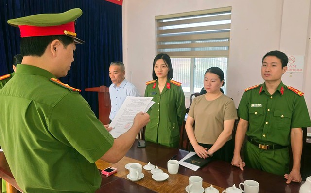 Bắt tạm giam, khám xét nơi ở của nữ công chức Đinh Thị Diệu Hoa- Ảnh 1.