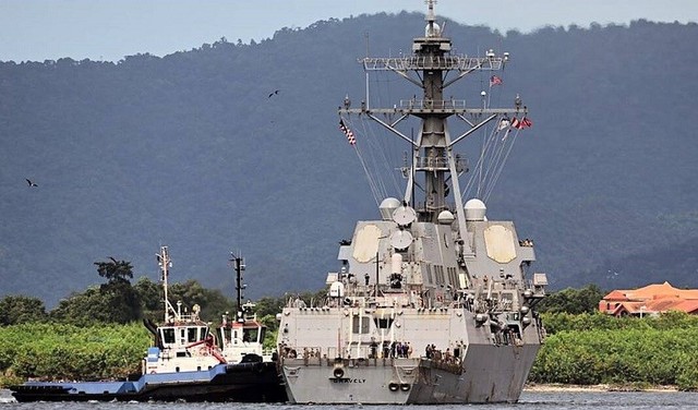 Tàu chiến Mỹ cập cảng Trinidad và Tobago, gia tăng áp lực lên Venezuela- Ảnh 3. Tàu chiến Mỹ cập cảng Trinidad và Tobago, gia tăng áp lực lên Venezuela- Ảnh 3.