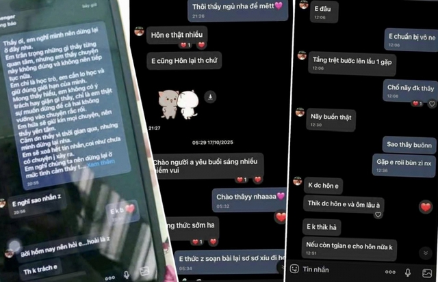 Vụ phụ huynh lao vào đánh thầy giáo: Hé lộ tin nhắn "thân mật" thầy gửi cho nữ sinh lớp 10- Ảnh 1.
