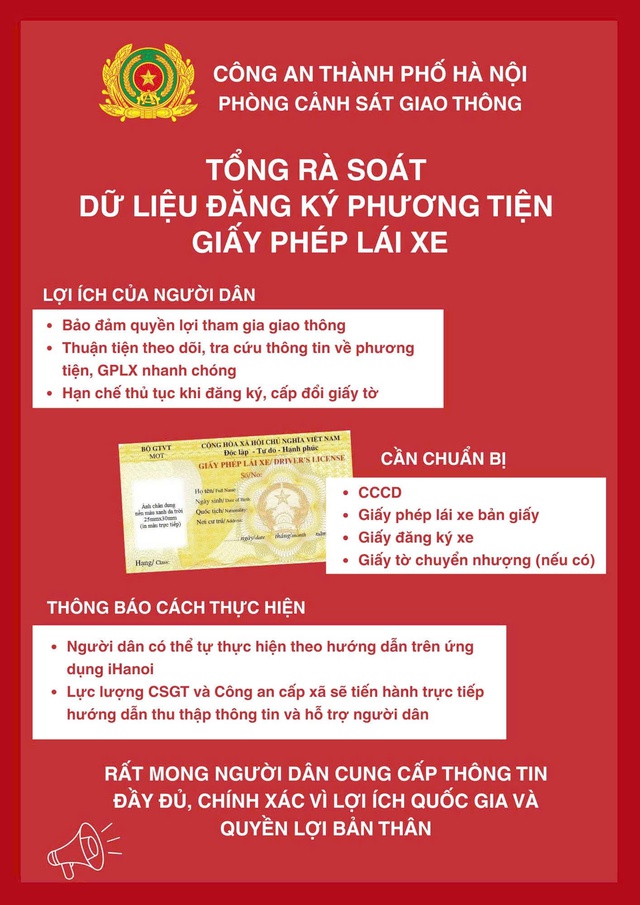 CSGT Hà Nội yêu cầu tất cả người dân cần làm ngay việc này- Ảnh 2.