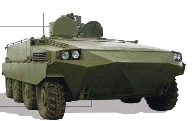 Thiết giáp 'vô lý' nhất của Ukraine là xe chiến đấu bộ binh bánh lốp K-64- Ảnh 5.