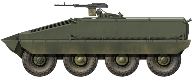 Thiết giáp 'vô lý' nhất của Ukraine là xe chiến đấu bộ binh bánh lốp K-64- Ảnh 3.