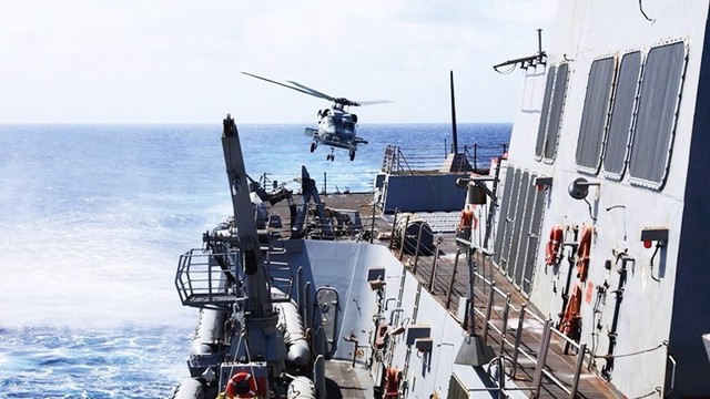 USS Gerald R. Ford chính thức hiện diện ở Biển Caribe- Ảnh 11. USS Gerald R. Ford chính thức hiện diện ở Biển Caribe- Ảnh 11.