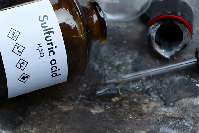 100 can axit sunfuric bị lũ cuốn trôi: Thao tác sai dễ gây thảm họa, chuyên gia cảnh báo cách thoát hiểm- Ảnh 2. 100 can axit sunfuric bị lũ cuốn trôi: Thao tác sai dễ gây thảm họa, chuyên gia cảnh báo cách thoát hiểm- Ảnh 2.