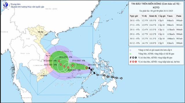 Tin mới nhất về cơn bão số 15: Nhiều tỉnh, thành sẽ có mưa lớn- Ảnh 1. Tin mới nhất về cơn bão số 15: Nhiều tỉnh, thành sẽ có mưa lớn- Ảnh 1.
