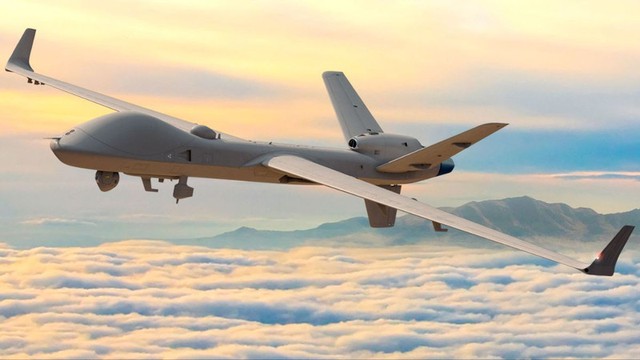 Mỹ phá hủy máy bay MQ - 9 Reaper ngòai khơi Hàn Quốc vì sự cố kỹ thuật - Ảnh 1. Mỹ phá hủy máy bay MQ - 9 Reaper ngòai khơi Hàn Quốc vì sự cố kỹ thuật - Ảnh 1.