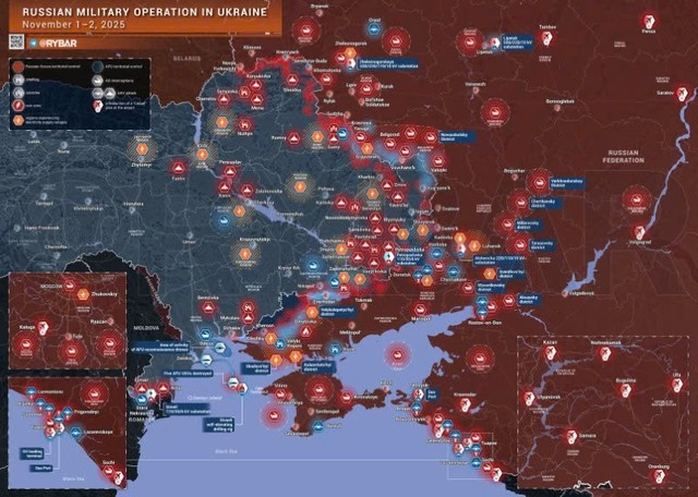 Tăng Leopard, loạt radar phản ph&aacute;o v&agrave; h&agrave;ng chục xe bọc th&eacute;p bị ph&aacute; huỷ h&agrave;ng loạt- Ảnh 2.