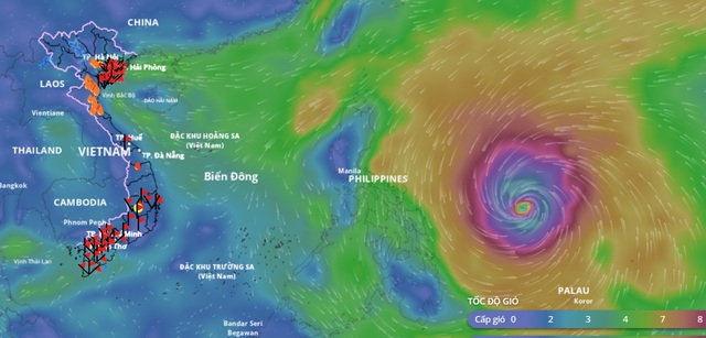 Bão Phượng Hoàng tăng cấp dữ dội, đã mạnh lên cấp cuồng phong, có đổ bộ vào đất liền nước ta?- Ảnh 2.