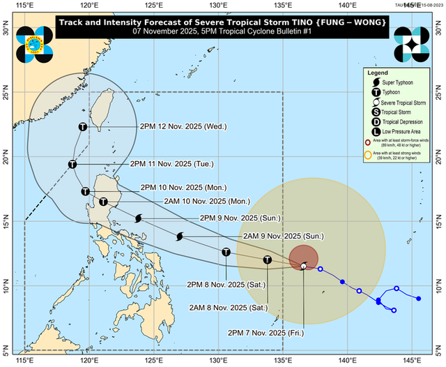 Bão Phượng Hoàng tăng cấp dữ dội, đã mạnh lên cấp cuồng phong, có đổ bộ vào đất liền nước ta?- Ảnh 1.