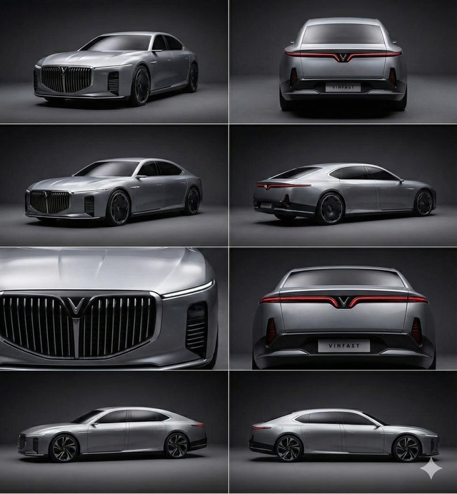 Lộ thiết kế loạt xe mới tinh của VinFast: Trông sang trọng như Bentley, dùng động cơ đốt trong, có thể mang tên thương hiệu khác - Ảnh 4.