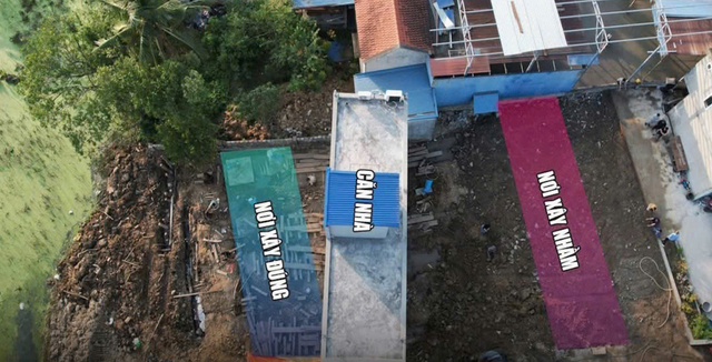 "Thần đèn" di chuyển nhà xây nhầm ở Hải Phòng: Bất ngờ phát hiện ngôi mộ - Ảnh 2.