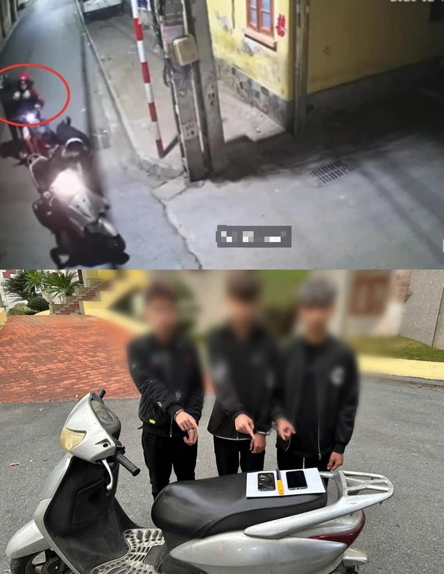 Danh tính 3 nghi phạm 'nhí' chặn đường thiếu nữ, cướp tài sản trong đêm ở Hà Nội - Ảnh 1.