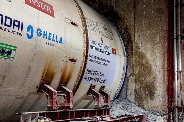 Mũi khoan Táo bạo đào hầm Metro Nhổn - Ga Hà Nội - Ảnh 2.