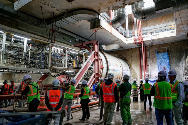 Mũi khoan Táo bạo đào hầm Metro Nhổn - Ga Hà Nội - Ảnh 4.