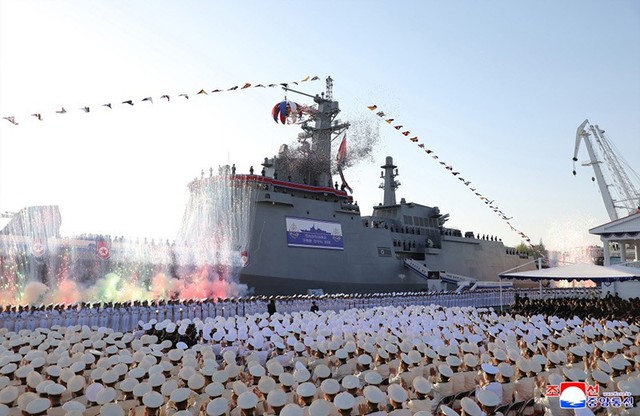 Triều Ti&ecirc;n hạ thủy t&agrave;u khu trục mới 5 . 000 Tấn , n&acirc;ng cao sức mạnh h&agrave;ng hải - Ảnh 7.