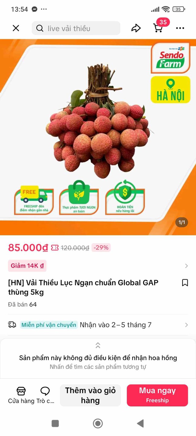 54 tấn vải Lục Ngạn bán hết veo sau phiên live 6 tiếng, PCT Bắc Giang nêu rõ 3 từ "đạt chuẩn sang Mỹ" - Ảnh 10.