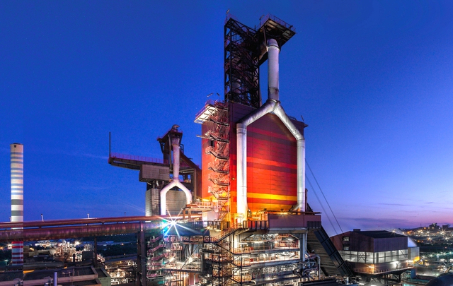 Nhà máy thép ThyssenKrupp - nhà máy thép lớn nhất châu Âu tại Duisburg, Đức đang điểm áp dụng công nghệ Carbon2Chem. Ảnh: Thyssenkrupp Steel Europe AG