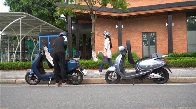 Loạt xe máy điện đổi pin đang bán ở Việt Nam: Giá chỉ từ 20 triệu đồng, trạm đổi đã phủ khắp Hà Nội - Ảnh 3.