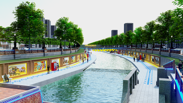 Hồi sinh sông Tô Lịch: Con sông lịch sử đang được xây công trình đầu tiên - Rất thông minh! - Ảnh 4. Hồi sinh sông Tô Lịch: Con sông lịch sử đang được xây công trình đầu tiên - Rất thông minh! - Ảnh 4.