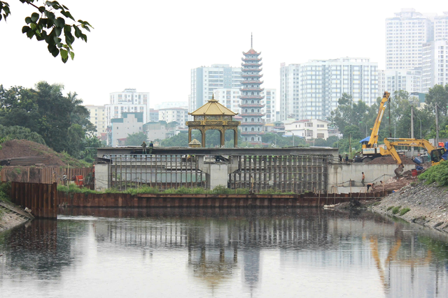 Hồi sinh sông Tô Lịch: Con sông lịch sử đang được xây công trình đầu tiên - Rất thông minh! - Ảnh 1. Hồi sinh sông Tô Lịch: Con sông lịch sử đang được xây công trình đầu tiên - Rất thông minh! - Ảnh 1.