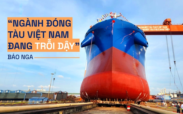 Siêu tàu 35 triệu USD "Made by Vietnam": Lớn nhất trong lịch sử, báo Nga ngợi khen - Ảnh 1. Siêu tàu 35 triệu USD "Made by Vietnam": Lớn nhất trong lịch sử, báo Nga ngợi khen - Ảnh 1.