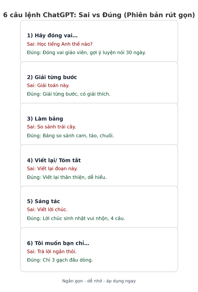 6 câu lệnh bí mật dân sành ChatGPT không muốn tiết lộ: Học được một cũng đủ dùng hay hơn người- Ảnh 1.