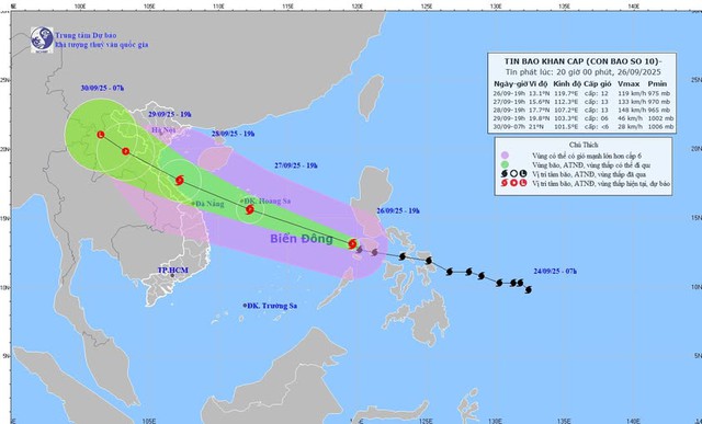 Tin mới nhất về cơn bão số 10: Miền Bắc sắp mưa to đến rất to- Ảnh 1.