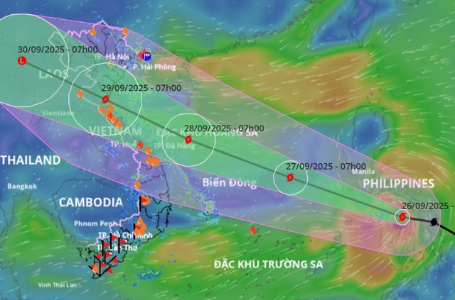 Tin mới nhất về bão Bualoi: Đi nhanh gấp đôi bình thường, sẽ đổ bộ vào nước ta gây mưa rất to- Ảnh 1.