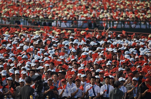 Diễu binh Trung Quốc phô diễn sức mạnh quân sự tại Quảng trường Thiên An Môn - Ảnh 35. Diễu binh Trung Quốc phô diễn sức mạnh quân sự tại Quảng trường Thiên An Môn - Ảnh 35.