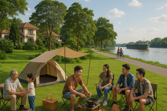 Đảo giữa sông ngay gần TP.HCM, đường đi chỉ hơn 1 tiếng: Du khách nhận xét "Không ngờ có nơi như vậy!" - Ảnh 2.