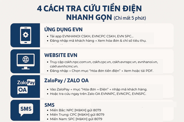 Tiền điện tăng vọt, đây là 4 cách tra cứu nhanh nhất, mất chưa đến 5 phút: Dùng điện thoại thực hiện - Ảnh 4.