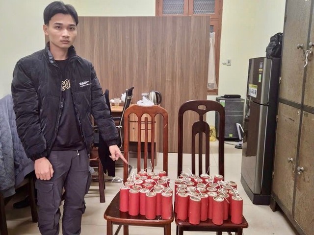 Bắt giữ Vũ Xu&acirc;n Trường SN 2004 trong nh&agrave; nghỉ - Ảnh 1.