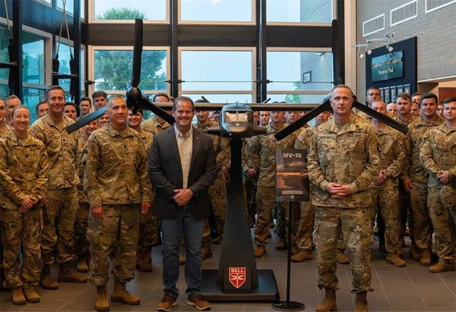 Lục qu&acirc;n Mỹ nhận m&aacute;y bay c&aacute;nh quạt lật MV - 75 sớm hơn dự kiến - Ảnh 3.