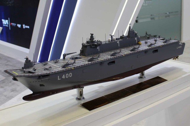 Dự &aacute;n t&agrave;u s&acirc;n bay trực thăng tấn c&ocirc;ng LHD - 230 của Thổ Nhĩ Kỳ tại DIMDEX 2026 - Ảnh 2.