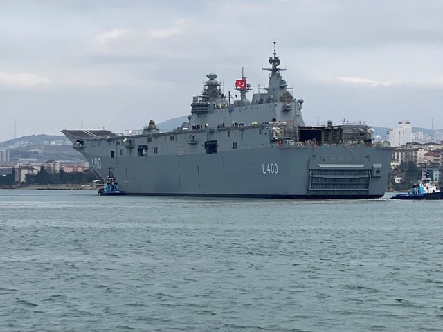 Dự &aacute;n t&agrave;u s&acirc;n bay trực thăng tấn c&ocirc;ng LHD - 230 của Thổ Nhĩ Kỳ tại DIMDEX 2026 - Ảnh 7.