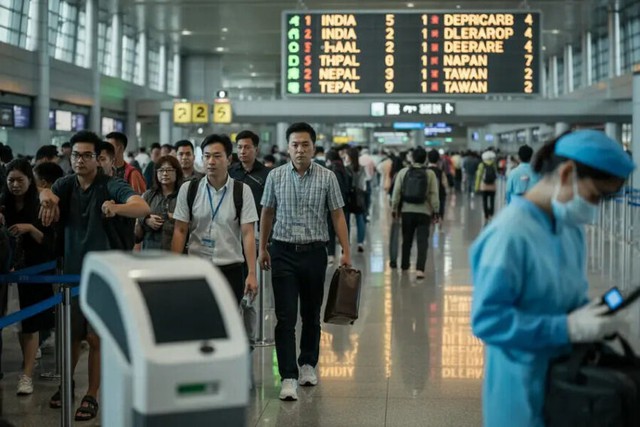 Các sân bay kiểm tra "như thời Covid" phòng dịch Nipah như thế nào? Du khách đến những nơi này cần lưu ý - Ảnh 3.